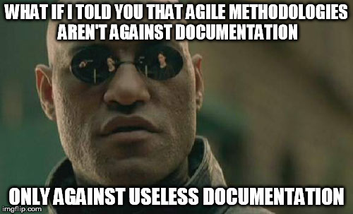 Et si je vous disais que les méthodologies agiles ne sont pas contre la documentation ?